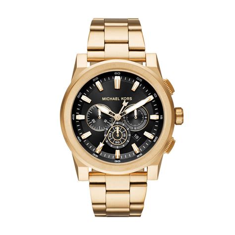 michael kors horloge heren leren band|michael kors horloges.